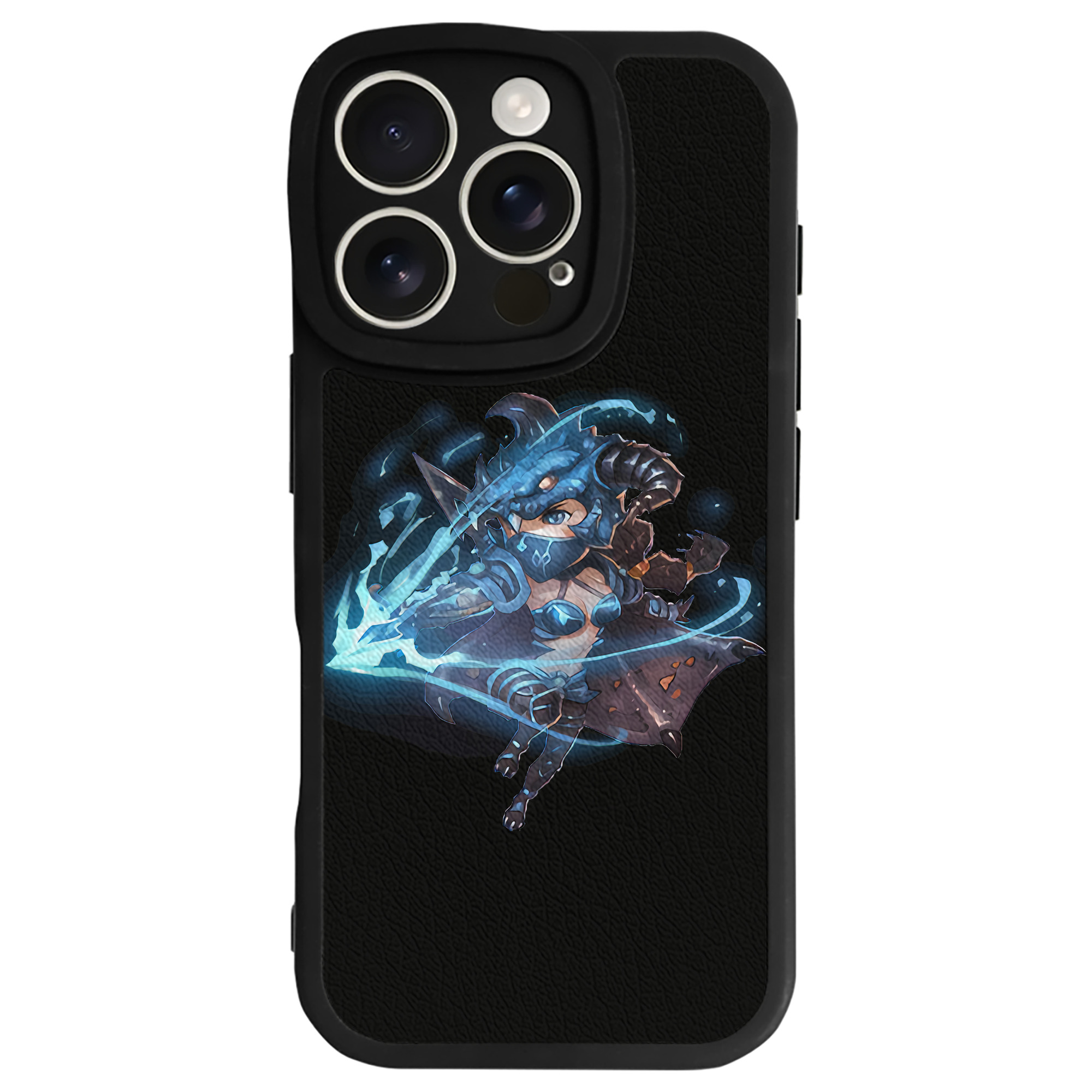 （画像用） リーグ・オブ・レジェンド League of Legends LOL 【iPhone 16シリーズ対応】シリコンスマホケース（レザー調） 材質：シリコン